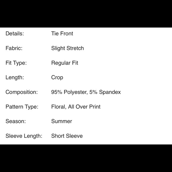 Floral Crop Top - Picture 9 of 9